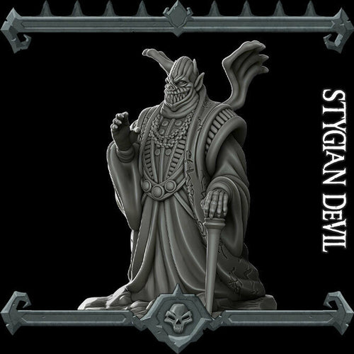 Stygian Devil - Styx Devil - Amnizu - Wargaming Miniatures Monster Rocket Pig Games D&D, DnD