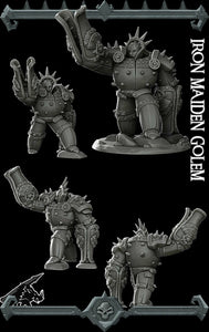 Iron Maiden Golem - Wargaming Miniatures Monster Rocket Pig Games D&D, DnD