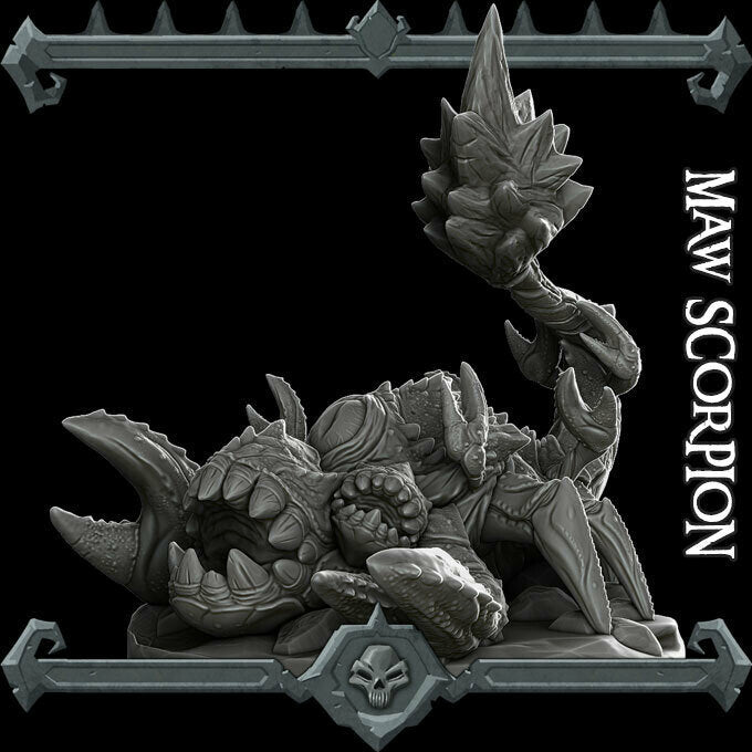 Maw Scorpion - Wargaming Miniatures Monster Rocket Pig Games D&D, DnD