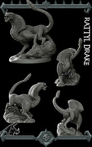 Rattyl Drake - Rattle Wargaming Miniatures Monster Rocket Pig Games D&D, DnD