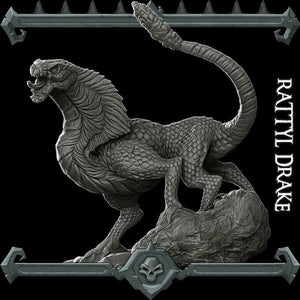 Rattyl Drake - Rattle Wargaming Miniatures Monster Rocket Pig Games D&D, DnD