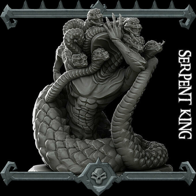 Serpent King - Rattle Wargaming Miniatures Monster Rocket Pig Games D&D, DnD
