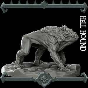 Hellhound - Hell Hound - Wargaming Miniatures Monster Rocket Pig Games D&D, DnD