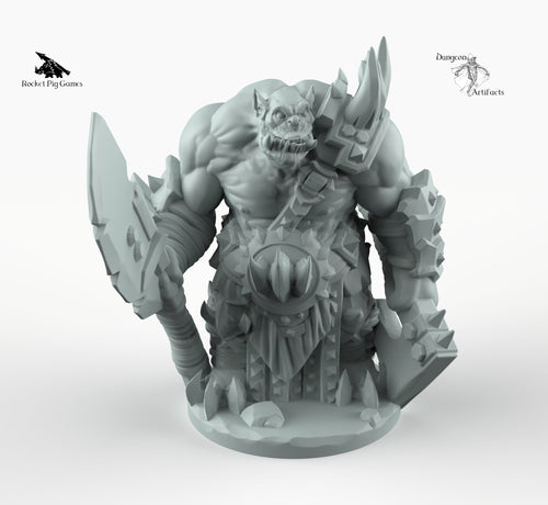 Orc Berserker - Miniatures Monster Rocket Pig Games D&D, DnD