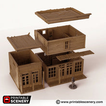 Load image into Gallery viewer, General Store - 15mm 28mm 32mm Time Warp Wargaming Terrain Scatter Western D&amp;D, DnD
