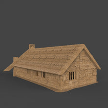 Load image into Gallery viewer, Maori Pa Wharenui Big House - 15mm 28mm 32mm Time Warp Wargaming Terrain Scatter D&amp;D, DnD