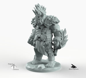 Orc Gladiator - Miniatures Monster Rocket Pig Games D&D, DnD