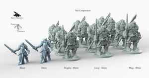 Orc Guards - Miniatures Monster Rocket Pig Games D&D, DnD
