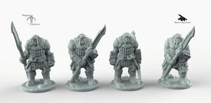 Orc Guards - Miniatures Monster Rocket Pig Games D&D, DnD