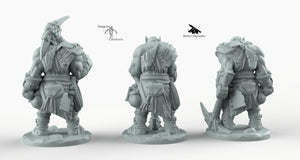 Orc Peons - Miniatures Monster Rocket Pig Games D&D, DnD