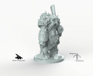 Orc Warrior - Miniatures Monster Rocket Pig Games D&D, DnD