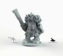 Load image into Gallery viewer, Orc Warrior - Miniatures Monster Rocket Pig Games D&amp;D, DnD