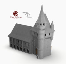 Load image into Gallery viewer, Dracul Gatehouse - 15mm 28mm 32mm Dracula Dark Realms Medieval Scenery Mansion Wargaming Terrain Scatter D&amp;D DnD