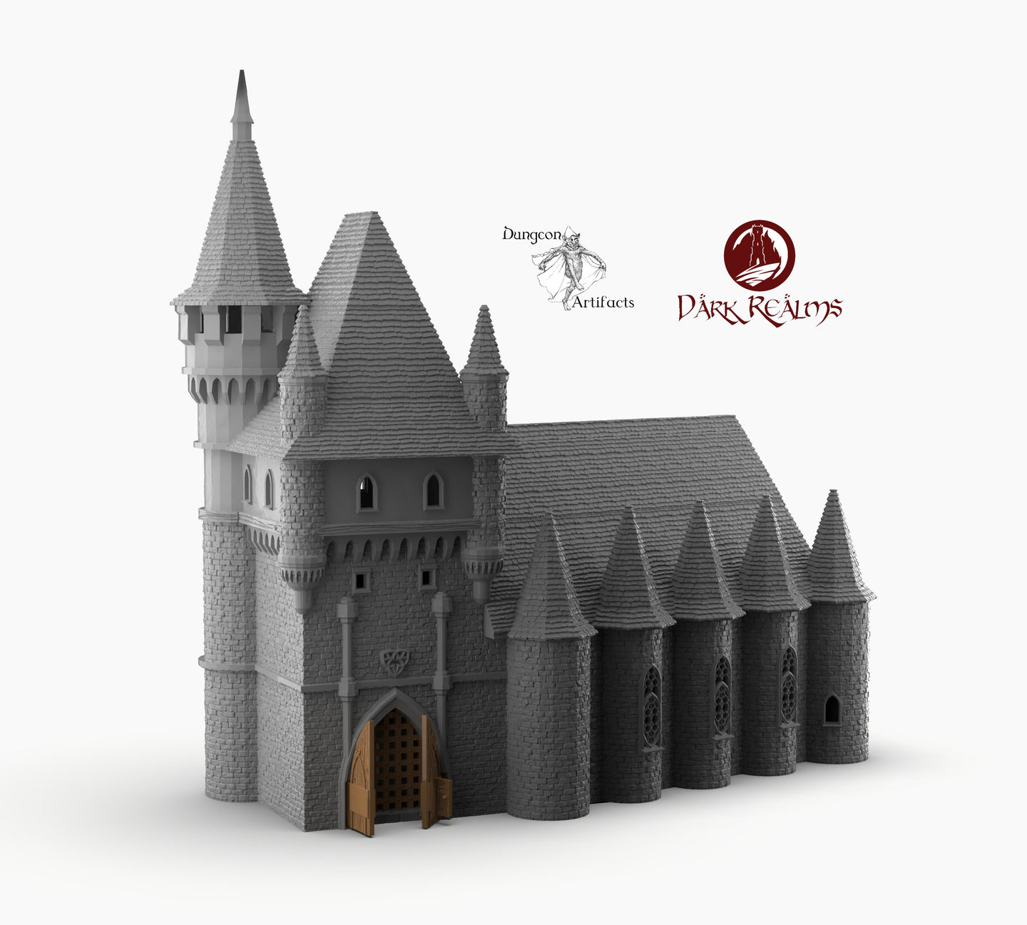 Dracul Gatehouse - 15mm 28mm 32mm Dracula Dark Realms Medieval Scenery Mansion Wargaming Terrain Scatter D&D DnD