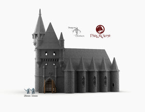 Dracul Gatehouse - 15mm 28mm 32mm Dracula Dark Realms Medieval Scenery Mansion Wargaming Terrain Scatter D&D DnD