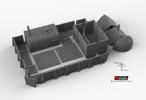 Steampunk Outpost - 15mm 28mm 32mm Winterdale Wargaming Tabletop Scatter Terrain D&D DnD
