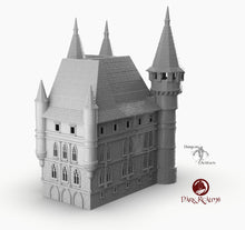 Load image into Gallery viewer, Dracul Manor - 15mm 28mm 32mm Dracula Dark Realms Medieval Scenery Mansion Wargaming Terrain Scatter D&amp;D DnD