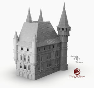 Dracul Manor - 15mm 28mm 32mm Dracula Dark Realms Medieval Scenery Mansion Wargaming Terrain Scatter D&D DnD