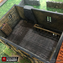 Load image into Gallery viewer, Medieval House - 15mm 28mm 32mm Time Warp Wargaming Terrain Scatter D&amp;D, DnD