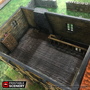 Medieval House - 15mm 28mm 32mm Time Warp Wargaming Terrain Scatter D&D, DnD