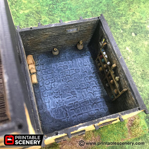 Medieval House - 15mm 28mm 32mm Time Warp Wargaming Terrain Scatter D&D, DnD