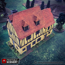 Load image into Gallery viewer, Medieval House - 15mm 28mm 32mm Time Warp Wargaming Terrain Scatter D&amp;D, DnD