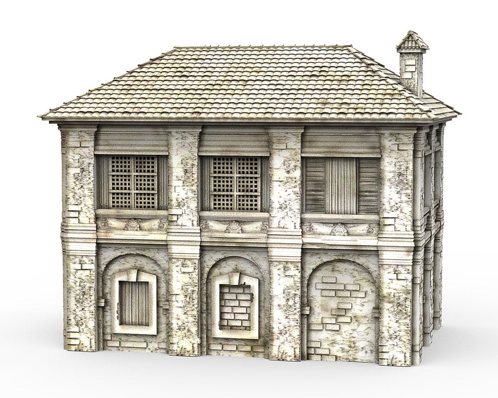 Caribbean House - 15mm 28mm 32mm Time Warp Wargaming Terrain Scatter D&D, DnD