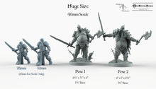 Load image into Gallery viewer, Masochistic Plate Death Knight - Mini Monster Mayhem Wargaming Miniatures Games Horror D&amp;D DnD