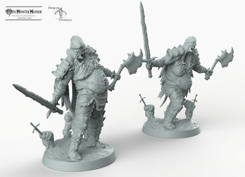 Masochistic Plate Death Knight - Mini Monster Mayhem Wargaming Miniatures Games Horror D&D DnD