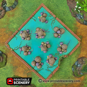 Breeding Pool - 15mm 28mm 32mm Brave New Worlds New Eden Terrain Scatter D&D DnD