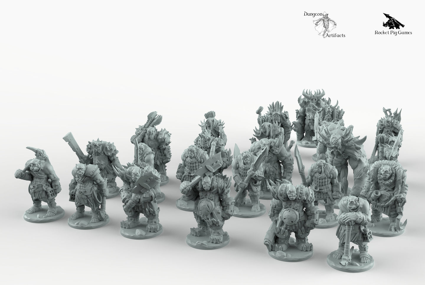 Orc Army - Miniatures Monster Rocket Pig Games D&D DnD