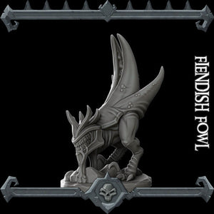 Fiendish Fowl - Wargaming Miniatures Monster Rocket Pig Games D&D, DnD