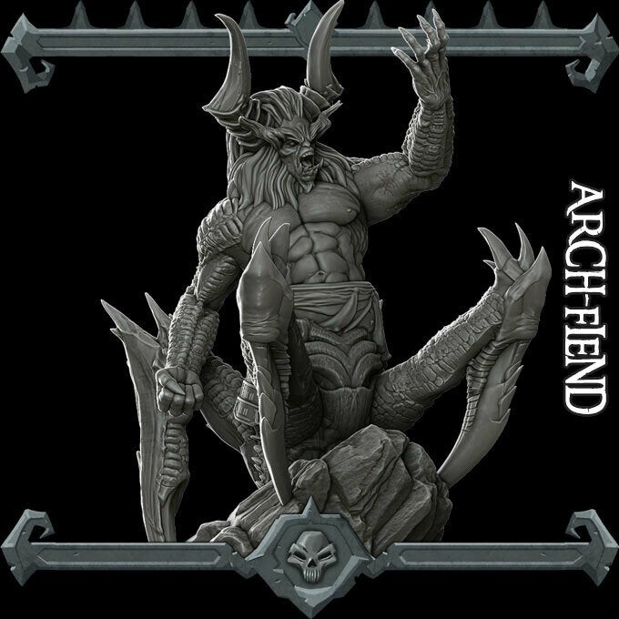 Arch Fiend - Archfiend Wargaming Miniatures Rocket Pig Games D&D DnD Boss Monster