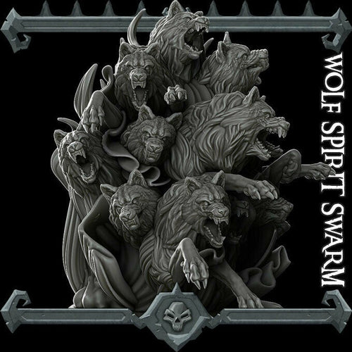 Wolf Spirit Swarm - Wargaming Miniatures Rocket Pig Games D&D DnD