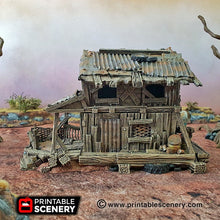 Load image into Gallery viewer, Desert Shanty - 28mm 20mm 32mm Brave New Worlds Wasteworld Gaslands Terrain D&amp;D DnD