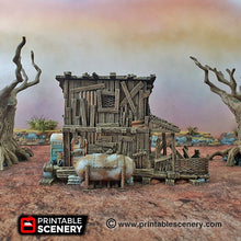Load image into Gallery viewer, Desert Shanty - 28mm 20mm 32mm Brave New Worlds Wasteworld Gaslands Terrain D&amp;D DnD