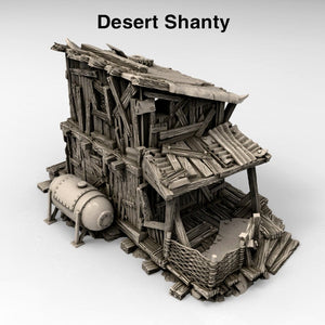 Desert Shanty - 28mm 20mm 32mm Brave New Worlds Wasteworld Gaslands Terrain D&D DnD
