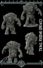 Load image into Gallery viewer, Cursed Bridge Troll - Wargaming Miniatures Monster Rocket Pig Games D&amp;D DnD