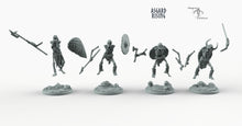 Load image into Gallery viewer, Draugr Infantry - Barrow Wights - Asgard Rising Skeleton Army Wargaming Undead Miniatures