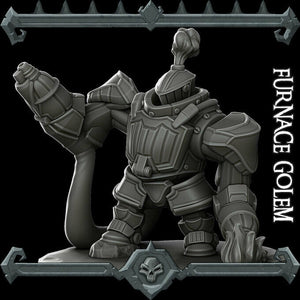 Furnace Golem - Wargaming Miniatures Monster Rocket Pig Games D&D, DnD