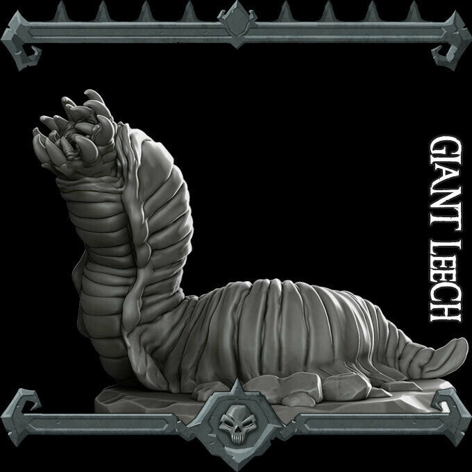 Giant Leech - Wargaming Miniatures Monster Rocket Pig Games D&D, DnD