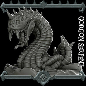 Gorgon Serpent - Wargaming Miniatures Monster Rocket Pig Games D&D, DnD