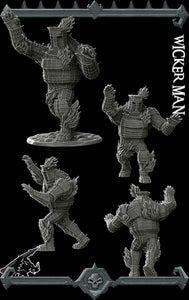 Wicker Man - Wickerman Wargaming Miniatures Monster Rocket Pig Games D&D, DnD