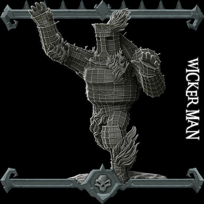 Wicker Man - Wickerman Wargaming Miniatures Monster Rocket Pig Games D&D, DnD