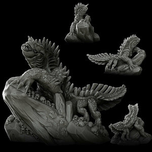 Spinebrow Skimmer - Wargaming Miniatures Monster Rocket Pig Games D&D DnD