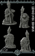 Load image into Gallery viewer, Lizardfolk Shaman - Lizardman Lizardmen Miniatures Monster Rocket Pig Games D&amp;D, DnD
