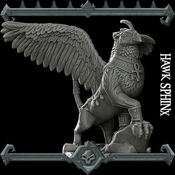 Hawk Sphinx - Wargaming Miniatures Monster Rocket Pig Games D&D, DnD