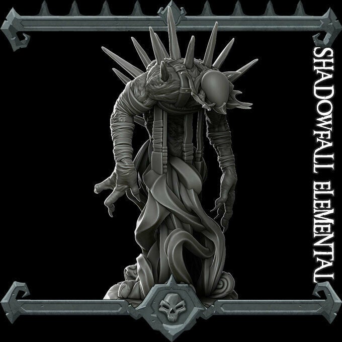 d&d elemental monsters Shadowfall Elemental - Shadow Spirit