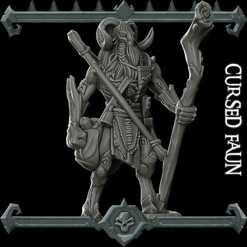 Cursed Faun - Satyr - Wargaming Miniatures Rocket Pig Games D&D DnD Pan Korred