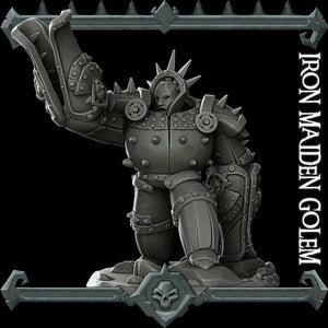 Iron Maiden Golem - Wargaming Miniatures Monster Rocket Pig Games D&D, DnD
